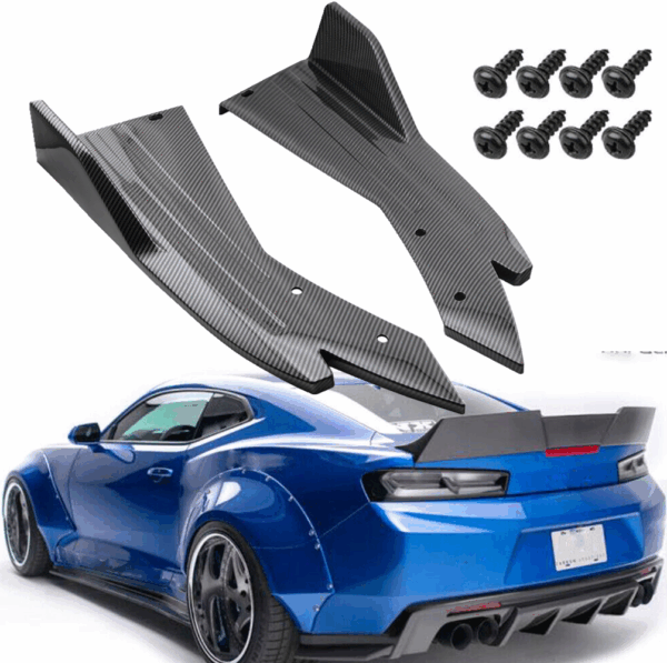 2010 - 24 Camaro Rear Diffuser Side Apron Splitters (Gloss/Matte/Carbon) | LT/RS/SS/LT1/ZL1