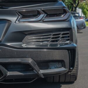 C8 Z06 Corvette Carbon Fiber Rear Grille Vent