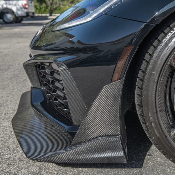 2014 - 19 C7 ZR1 Corvette Carbon Fiber Front Splitter Side Winglet Extension
