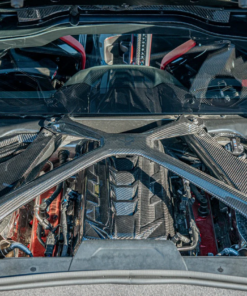 2020 - 24 C8 Corvette Stingray / Z06 Rear Engine X-Brace Strut Bar (Carbon Flash / Carbon Fiber)