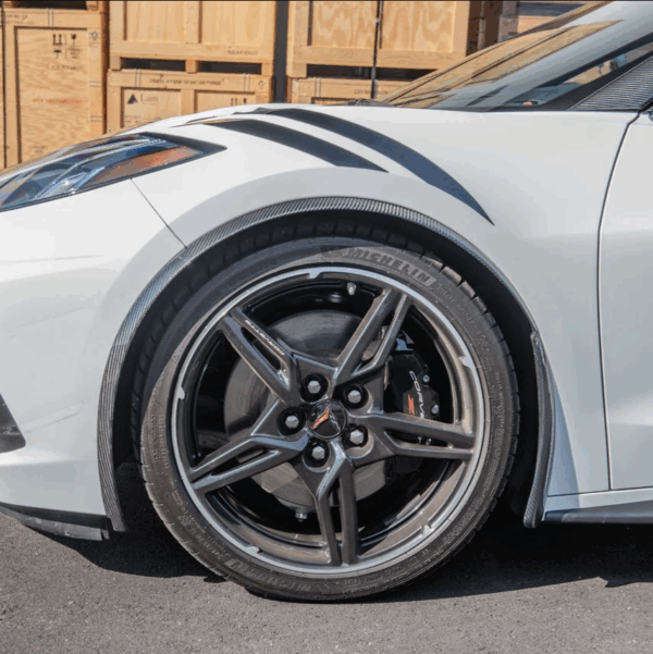 C8 Corvette Front Fender Flares Wheel Trim