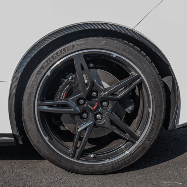 Second image of C8 Corvette Front Fender Flares Wheel Trim