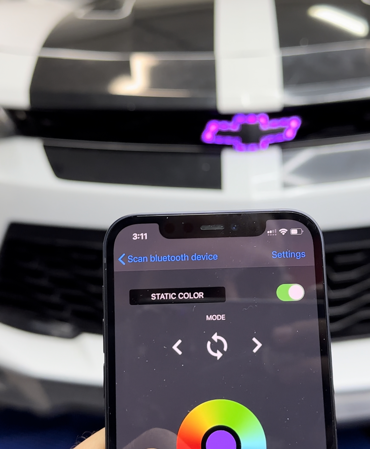 2016 - 24 Camaro Front RGB Flow Glowtie Emblem 2016 - 24 Camaro Front RGB Flow Glowtie Emblem