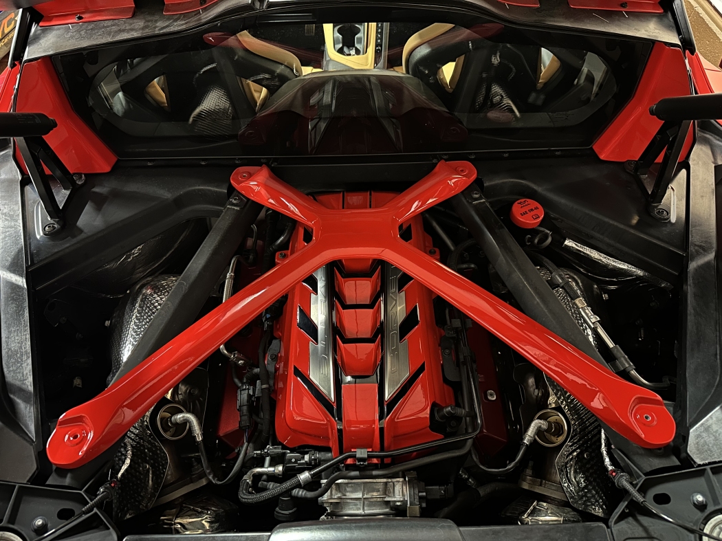 C8 Corvette Engine Painted X-Brace | Stingray / Z06 / E-Ray