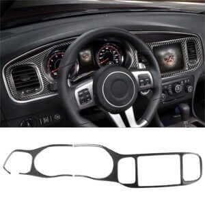 2011 - 14 Charger Carbon Fiber Dashboard Insert Overlay | Next-Gen Carbon