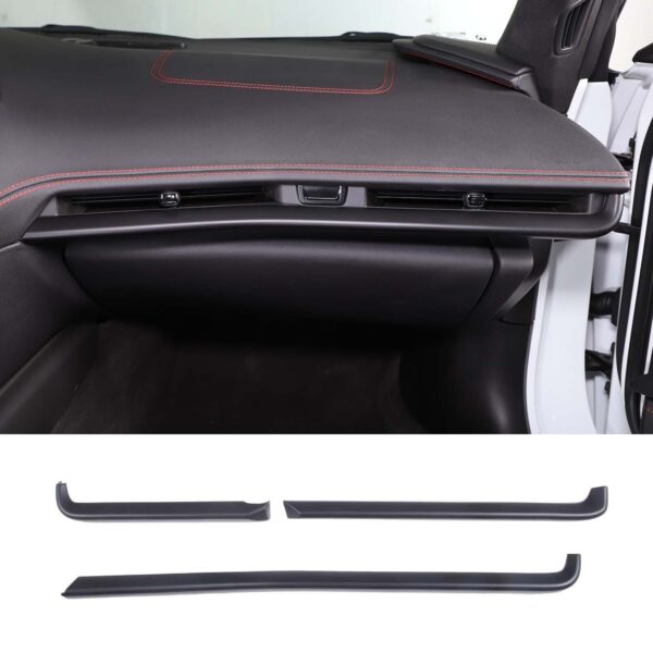 C8 Corvette Stealth Matte Black Interior Dash Trim Kit 3PC | Stingray / Z06 / E-Ray