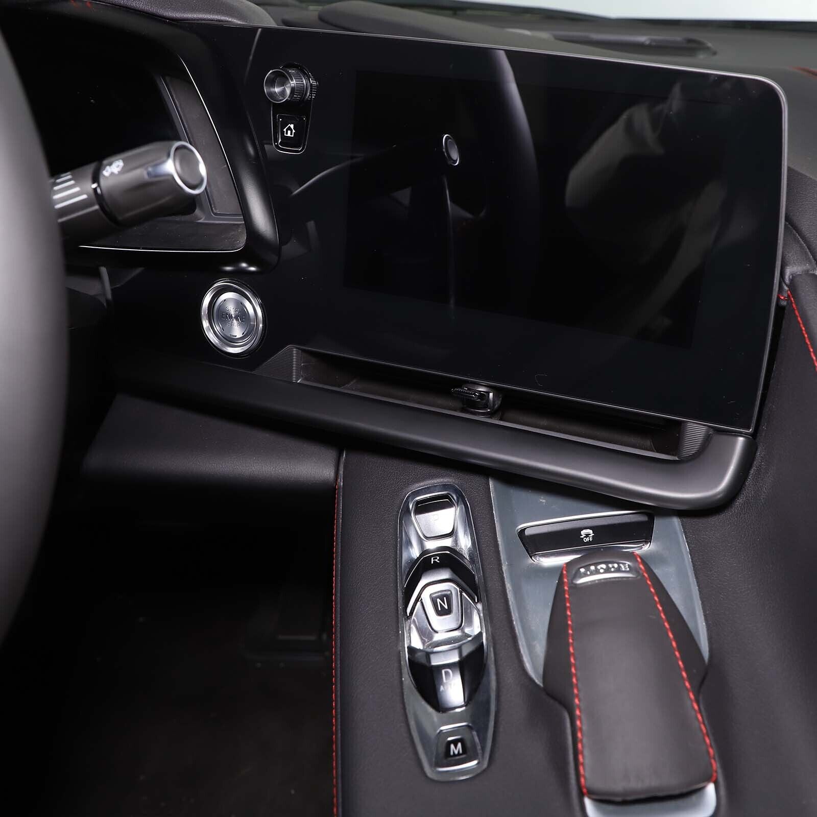 C8 Corvette Stealth Matte Black Interior Dash Trim Kit 3PC Stingray 