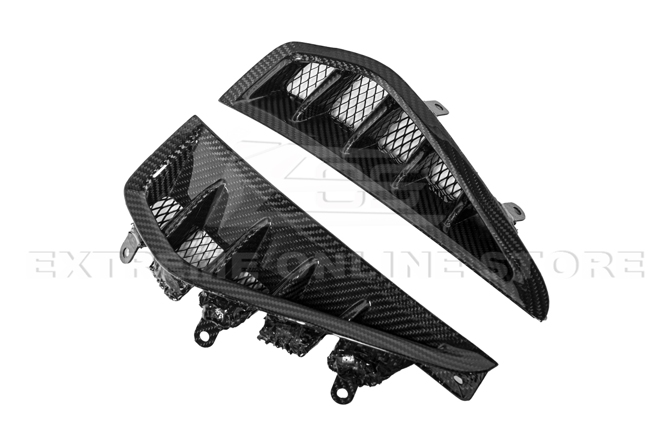 Second image of 2019+ Ram 1500 TRX Carbon Fiber Side Fender Vent Trim