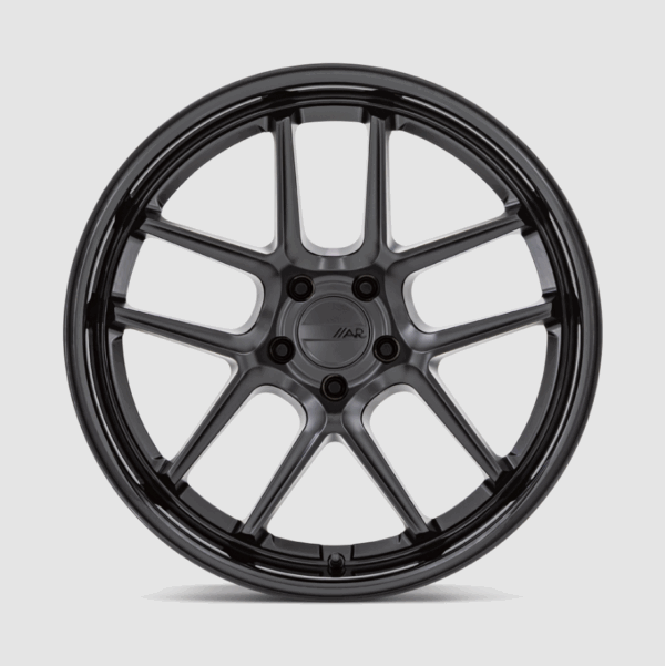 Challenger / Charger Widebody Matte Black w/ Gloss Black Lip 20" American Racing AR942 Rims