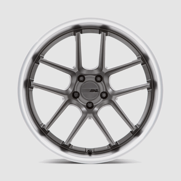 Challenger / Charger Widebody Matte Gunmetal w/ Machined Lip 20" American Racing AR942 Rims