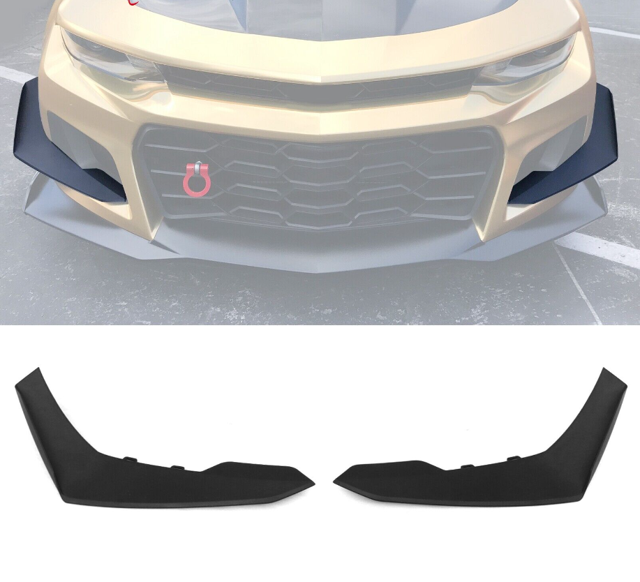 2016 - 24 Camaro 1LE Style Front Bumper Canards