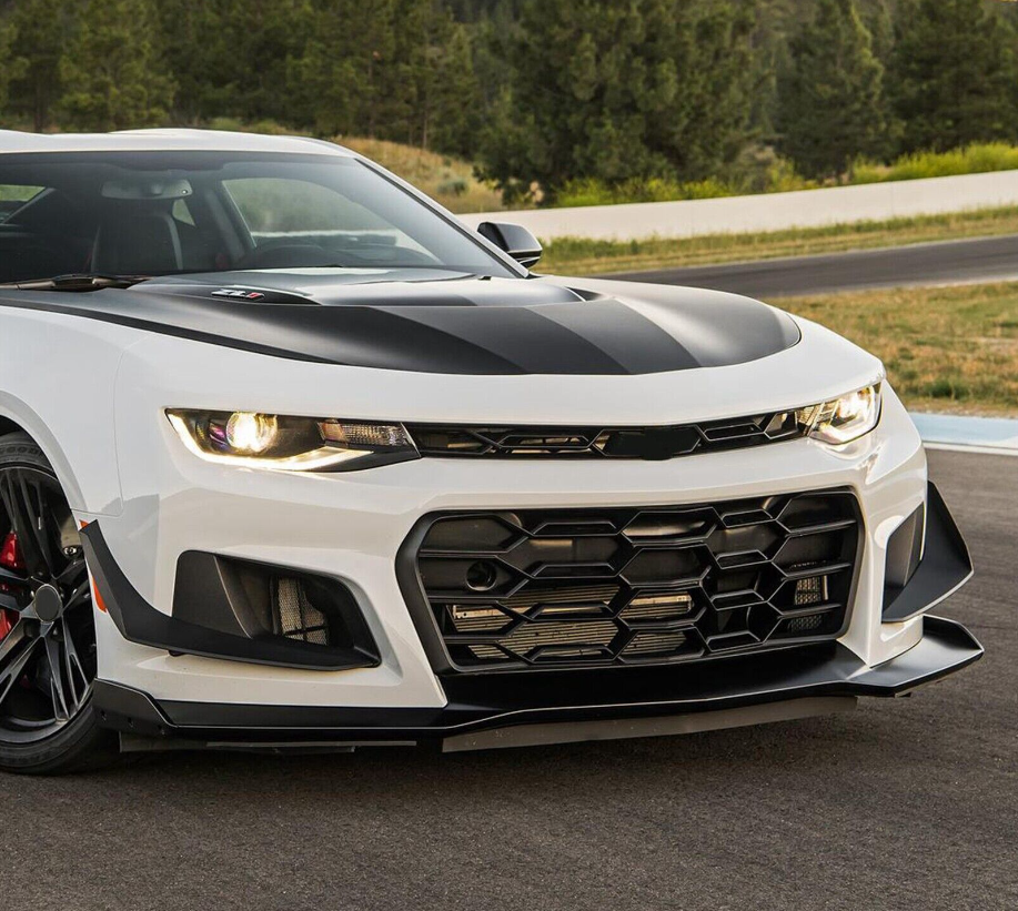 Second image of 2016 - 24 Camaro 1LE Style Front Bumper Canards