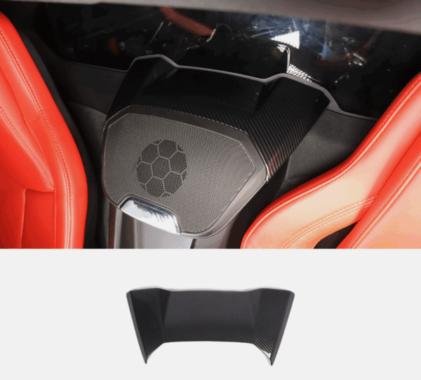 C8 Corvette Hydro-Carbon Fiber Top Waterfall Speaker Trim Cover | Next-Gen Speed