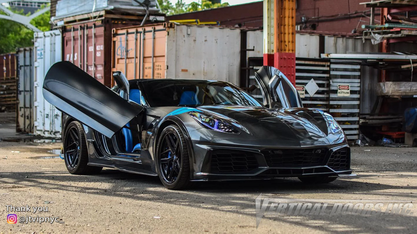 2014 - 19 C7 Corvette ZLR Doors Conversion Hinge Kit