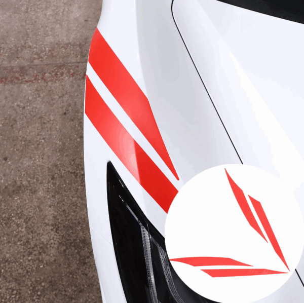 C8 Corvette Fender Stripes Decal