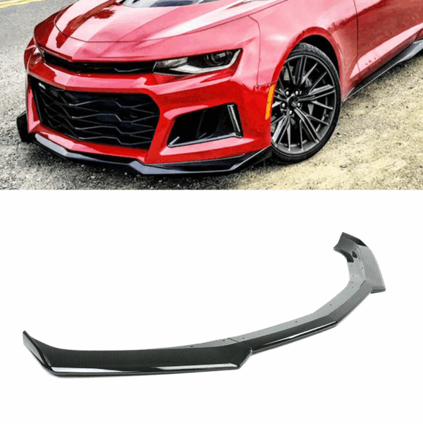 Second image of 2016 - 23 Camaro SS / LT / LS / RS Gloss Black Front Splitter Lip