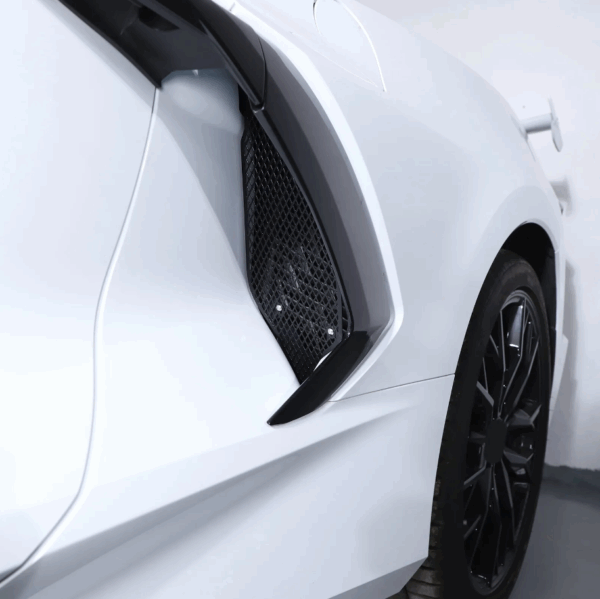 Second image of C8 Corvette Stingray Full Coverage Side Intake Mesh Grille Guards