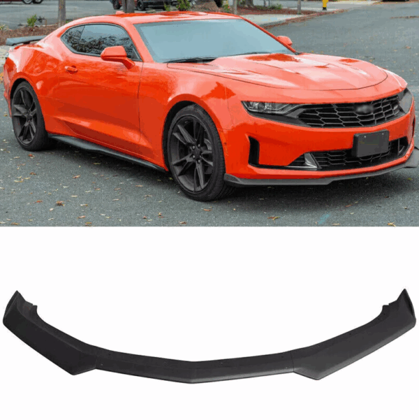 Second image of 2016 - 24 Camaro 1LE Style Gloss Black Front Splitter Lip 3PC  | SS / LS / LT / RS 1LE