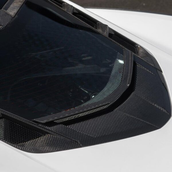 C8 Corvette Carbon Fiber Rear Window Hatch Deck Lid Spoiler