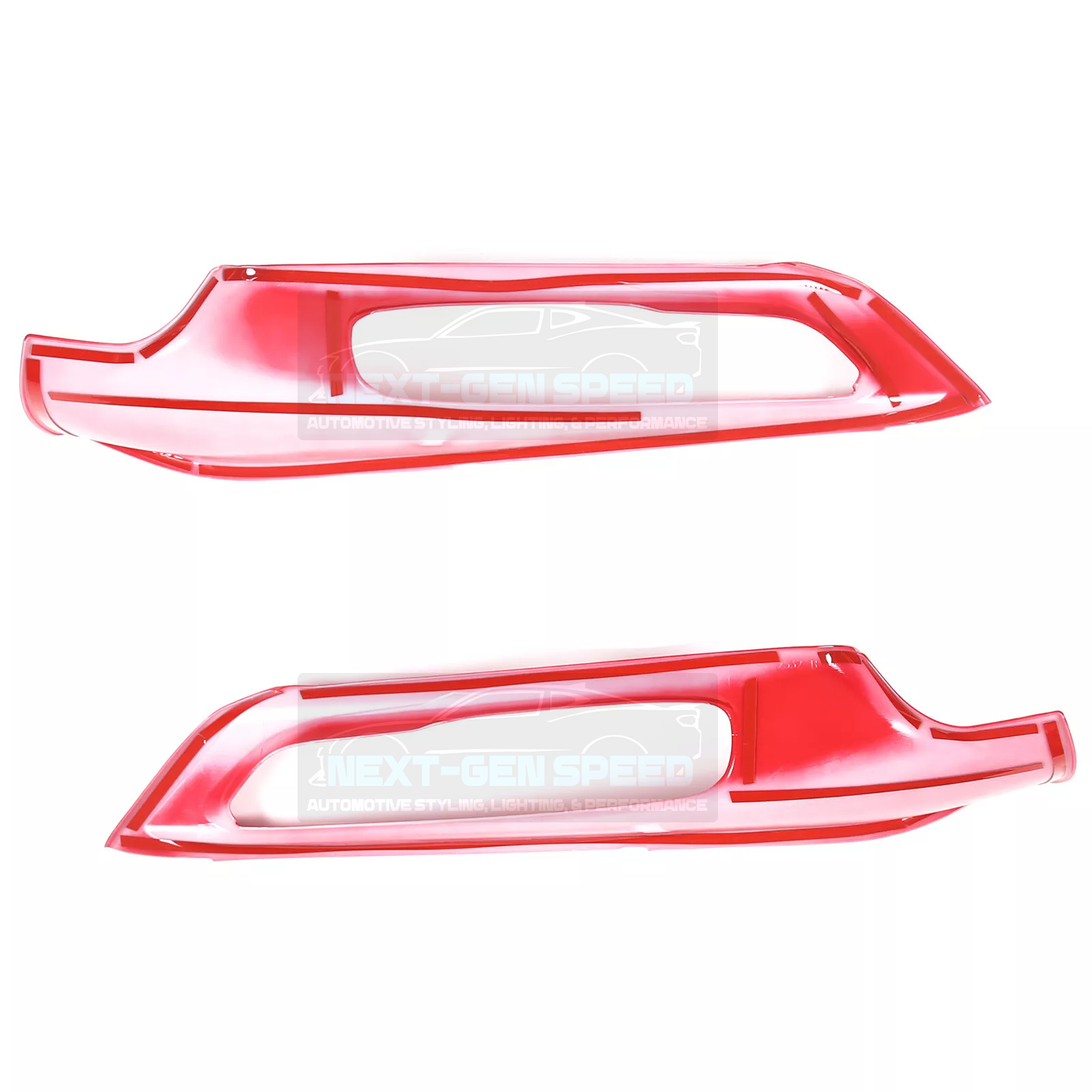 C8 Corvette Red Interior ABS Window Switch Frame Covers – Next-Gen Speed
