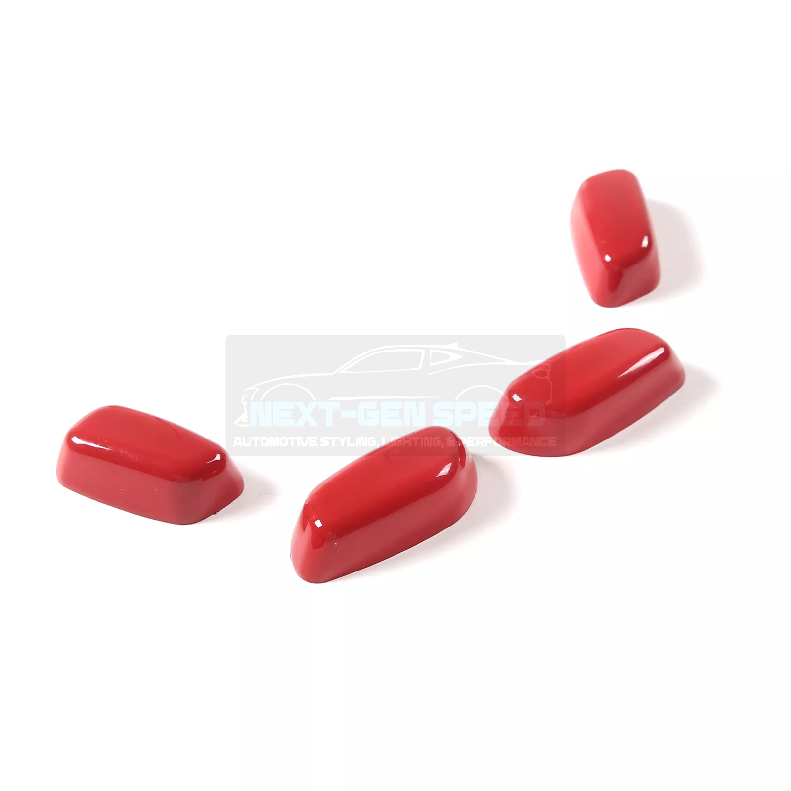 C8 Corvette Red Interior ABS Seat Adjustment Covers – Next-Gen Speed