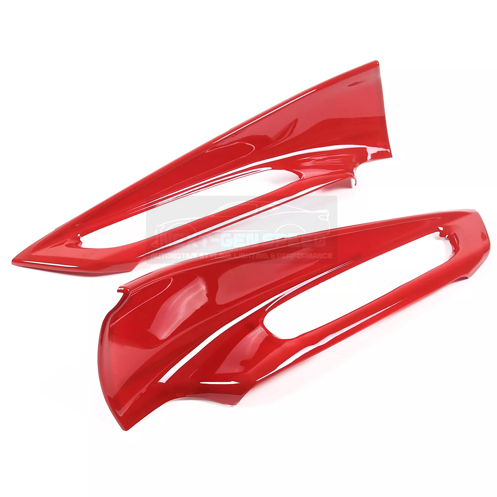 C8 Corvette Red Interior ABS Window Switch Frame Covers – Next-Gen Speed