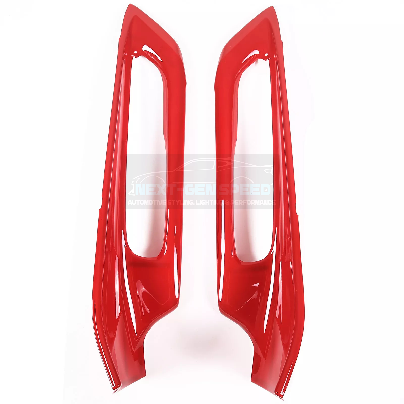 C8 Corvette Red Interior ABS Window Switch Frame Covers – Next-Gen Speed