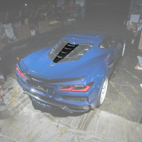 Second image of C8 Corvette ZR1 Style Rear Hatch Split Window Louver
