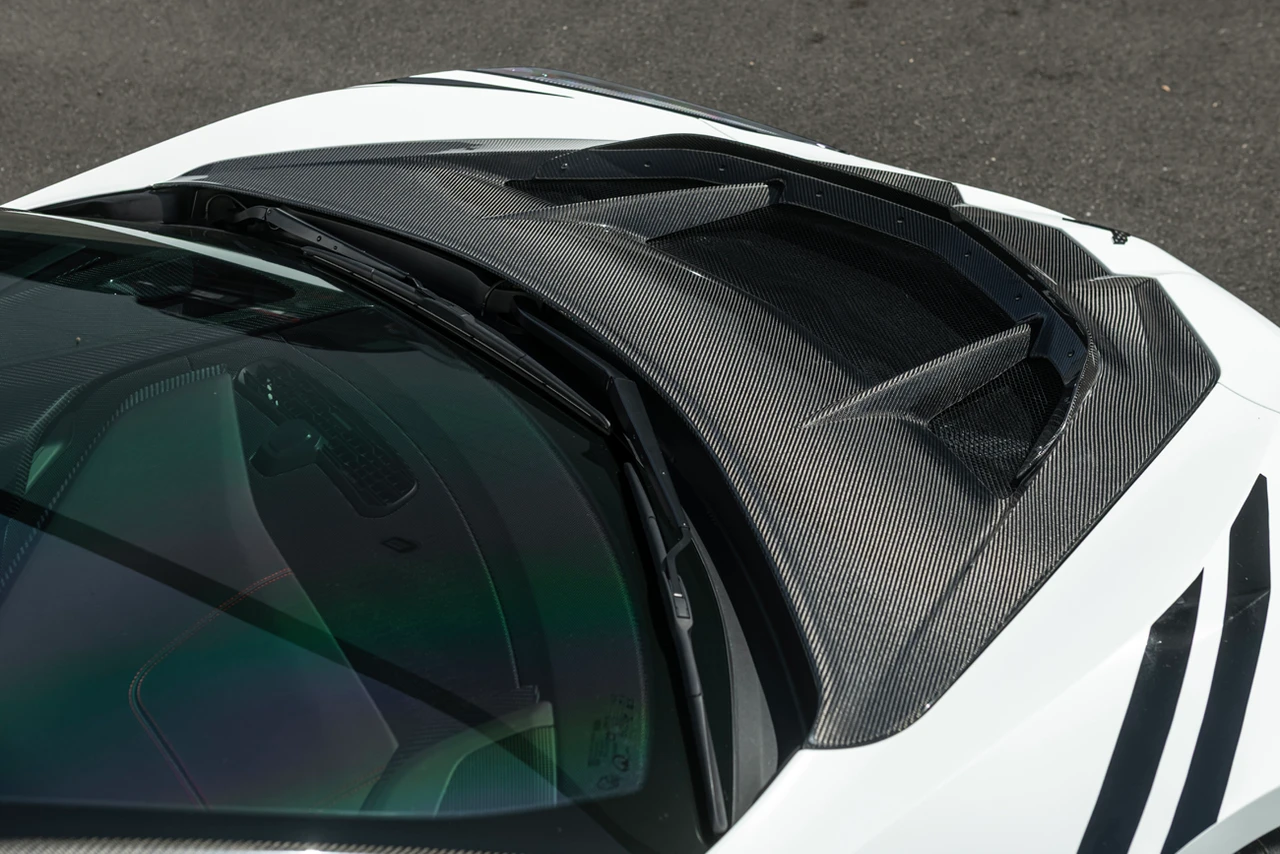 Second image of C8 Corvette ZR1 Style Hood | Carbon Fiber / Painted