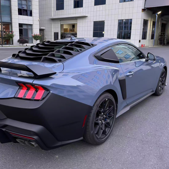 Second image of 2024+ Mustang S650 Coupe V Style Side Window Louvers