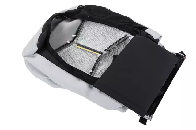Second image of C8 Corvette OEM Driver All White Seat Cover Replacement