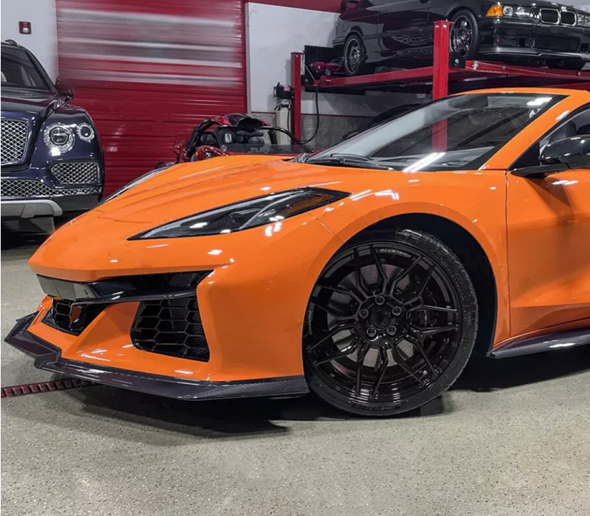 Second image of C8 Corvette Z06 Z07 Package Carbon Fiber Front Splitter