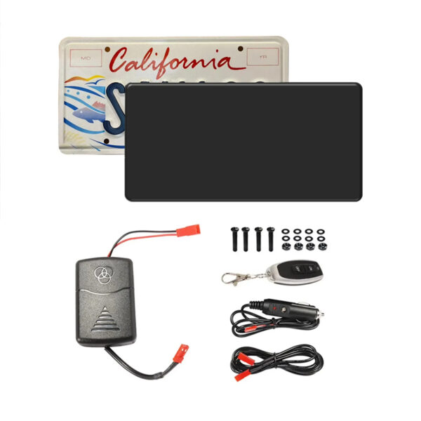 Second image of Blackout License Plate Electronic Cover