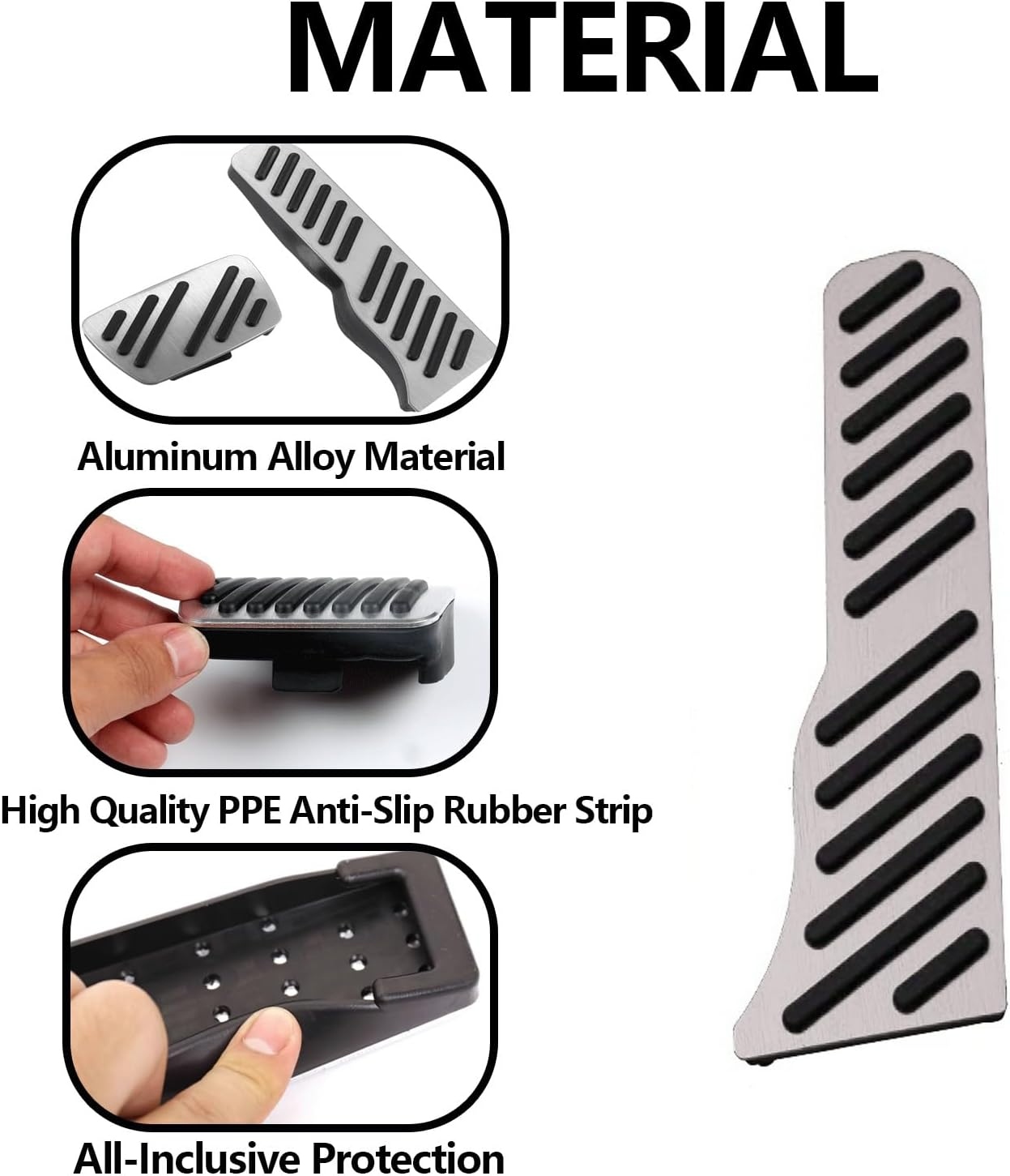 Second image of 2016 - 24 Camaro Aluminum Gas and Brake Pedal Covers | Next-Gen Speed