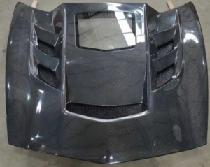 Corvette C7 Carbon Fiber XT Vented Hood with Glass Window