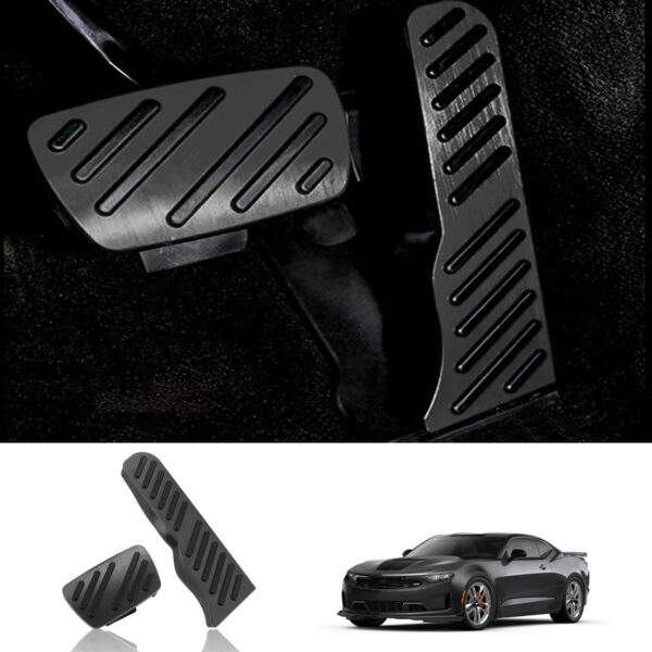 2016 - 24 Camaro Aluminum Gas and Brake Pedal Covers | Next-Gen Speed