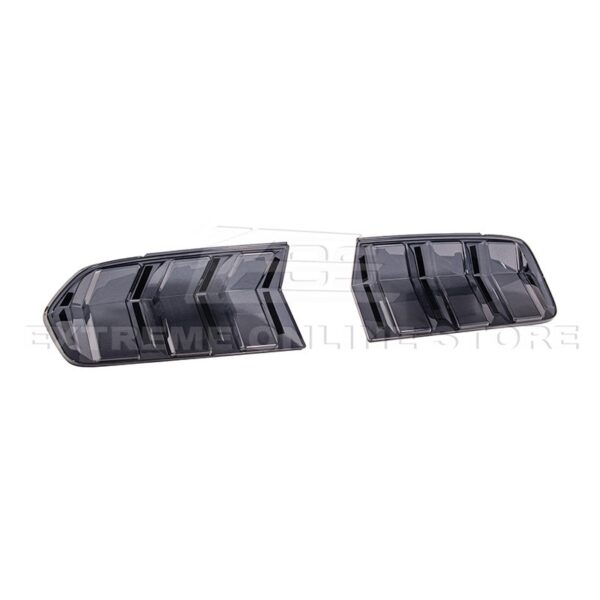 Second image of 2024 - 25 Mustang Smoked Rear Tail Light Trim Bezel