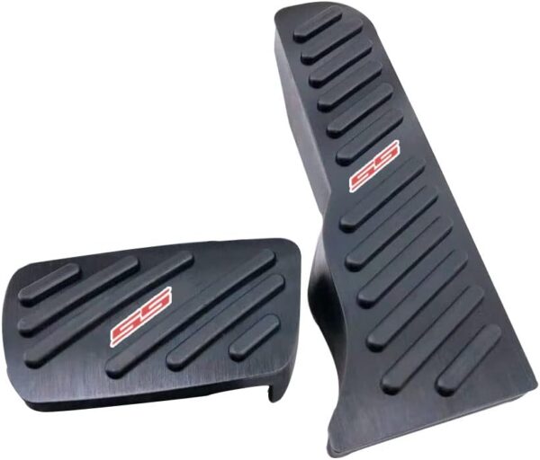2016 - 24 Camaro Aluminum Gas and Brake Pedal Covers with SS Emblem | Next-Gen Speed
