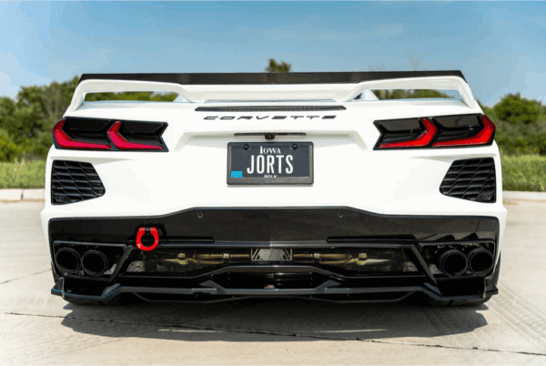C8 Corvette Stingray Carbon Flash Add-on Rear Diffuser