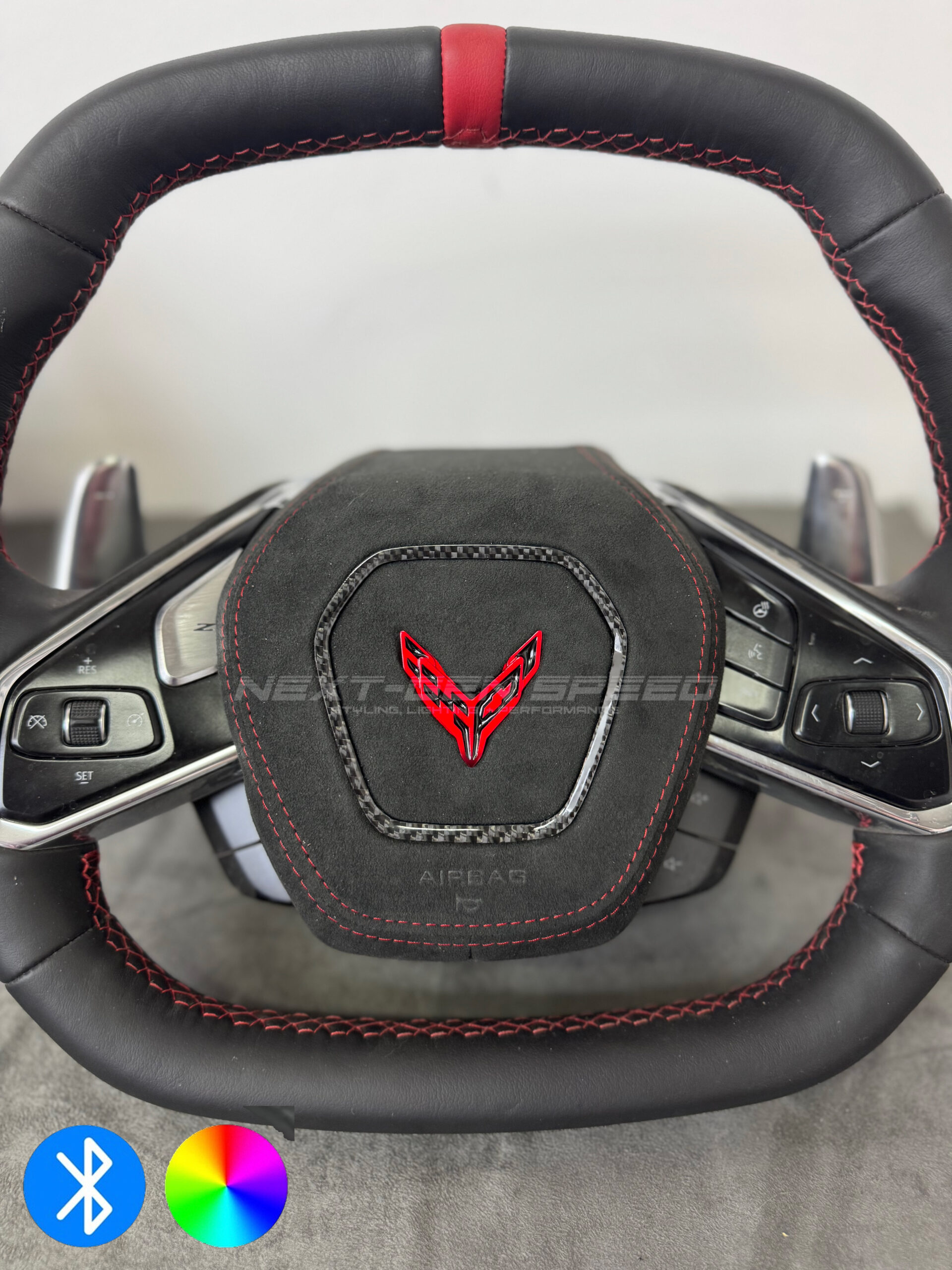 C8 Corvette RGB LED Custom Airbag Cover (Customizable)