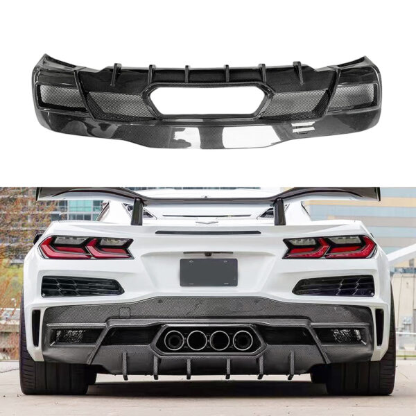 C8 Corvette Z06 XT Carbon Fiber Rear Diffuser