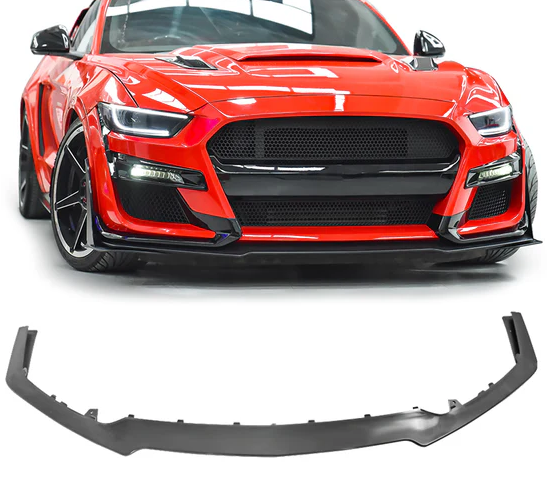 2015 - 17 Mustang GT500 Style Unpainted Front Splitter