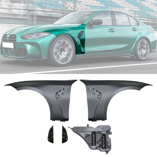 2019 - 25 BMW 3 Series G20 Sedan M3 M4 Style Fenders with Side Vent