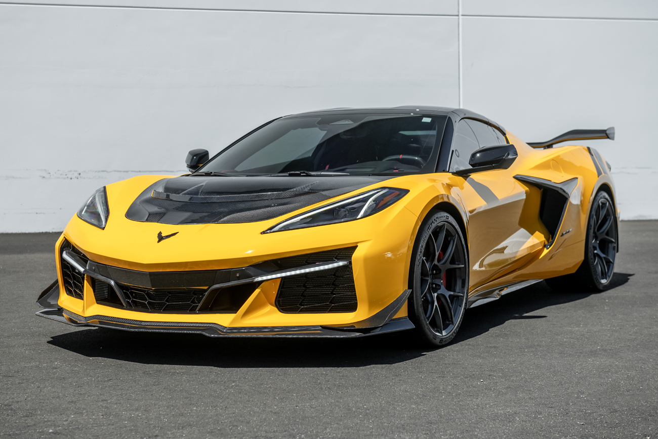 C8 Corvette Z06 Carbon Fiber Sequential LED DRL Light Bar Bezels