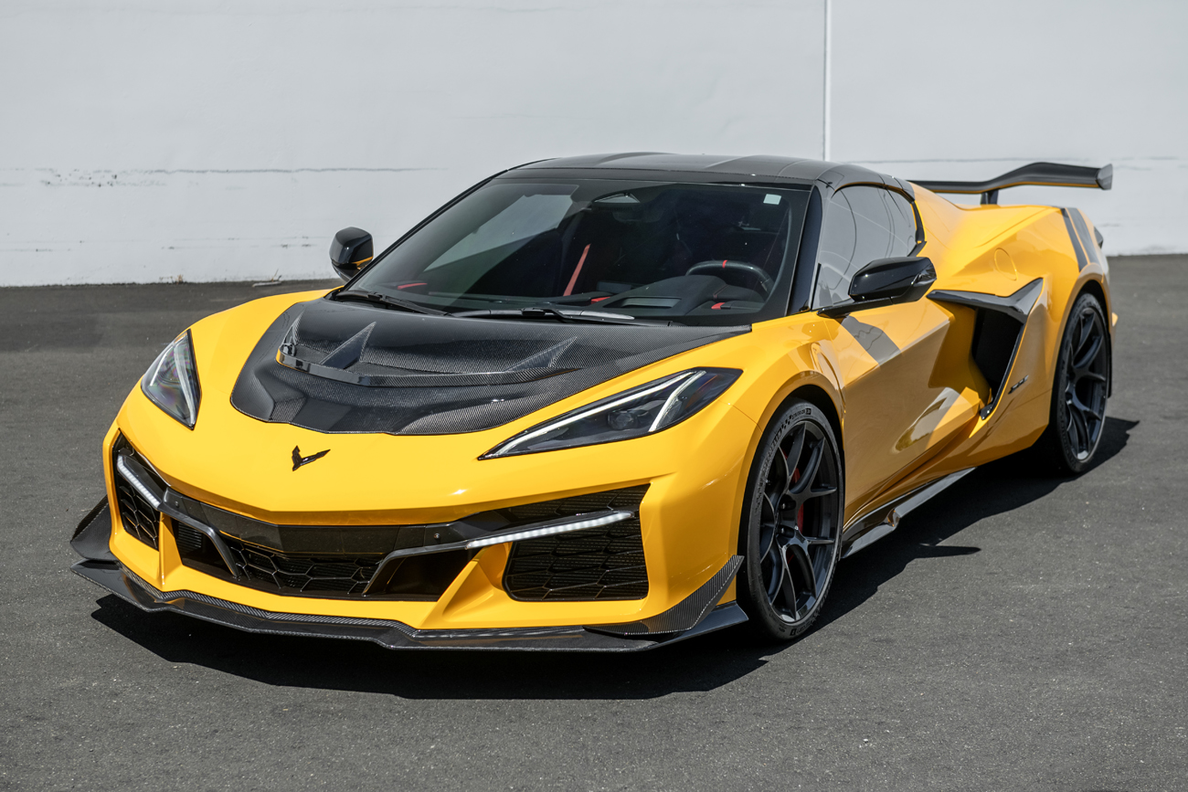 Second image of C8 Corvette Z06 Carbon Fiber Sequential LED DRL Light Bar Bezels