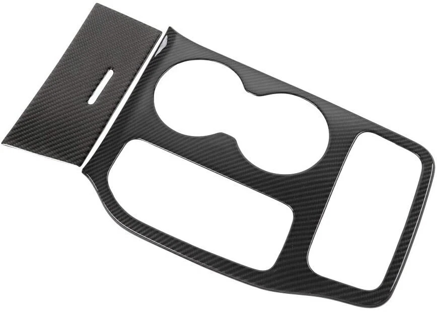 Second image of 2017 - 21 Grand Cherokee Trackhawk Carbon Fiber Center Console Trim Kit