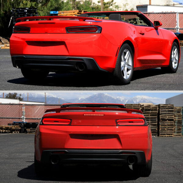Second image of 2016 - 18 Camaro Smoked LED Sequential Tail Lights