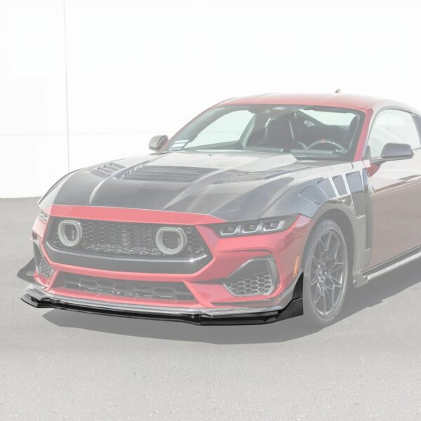 2024+ Mustang S650 GTV Style Gloss Black Front Lip Splitter