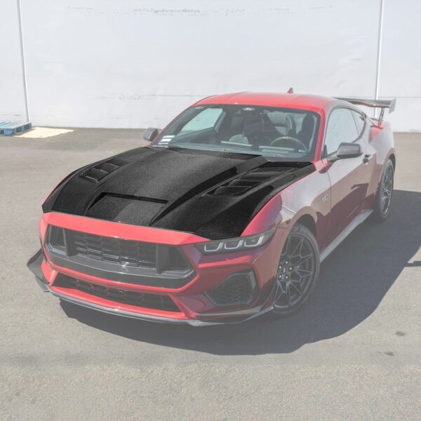 2024+ Mustang S650 Carbon Fiber Vented Hood
