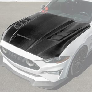 2018 - 23 Mustang Terminator Style Front Vented Bumper Hood